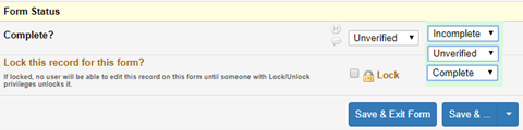 Unverified Save and Exit
