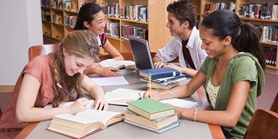 Teens in Library Teens in Library